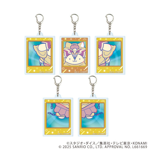 『遊☆戯☆王デュエルモンスターズ×サンリオキャラクターズ』アクリルキーホルダー01/コンプリートセット(全5種)(コラボイラスト)